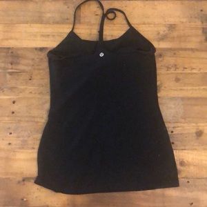 Lululemon black power Y racerback tank